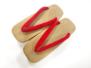 未使用品　桐下駄(22.5センチ)